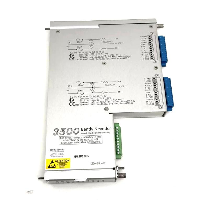 Bently Nevada 3500/72M 135489-01 | Vibration Monitoring Module Rave reviews