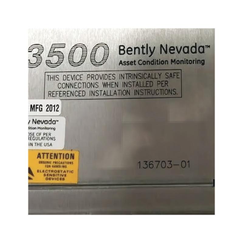 Bently Nevada 3500/50 136703-01 | Vibration Sensor Module Price Advantage