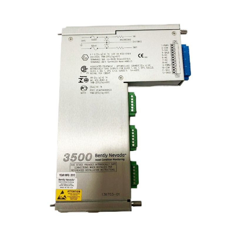 Bently Nevada 3500/50 136703-01 | Vibration Sensor Module Price Advantage