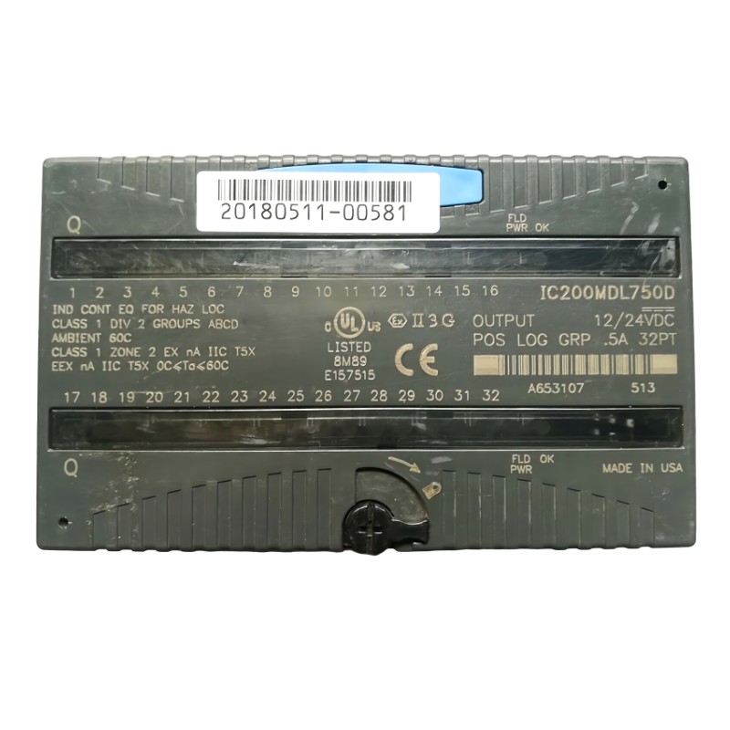 GE IC200MDL750D VersaMax Discrete Output Module