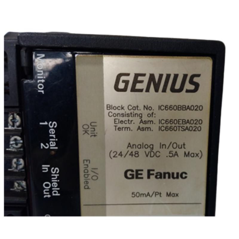 GE IC660BBA020 Current Source Analog I/O Module