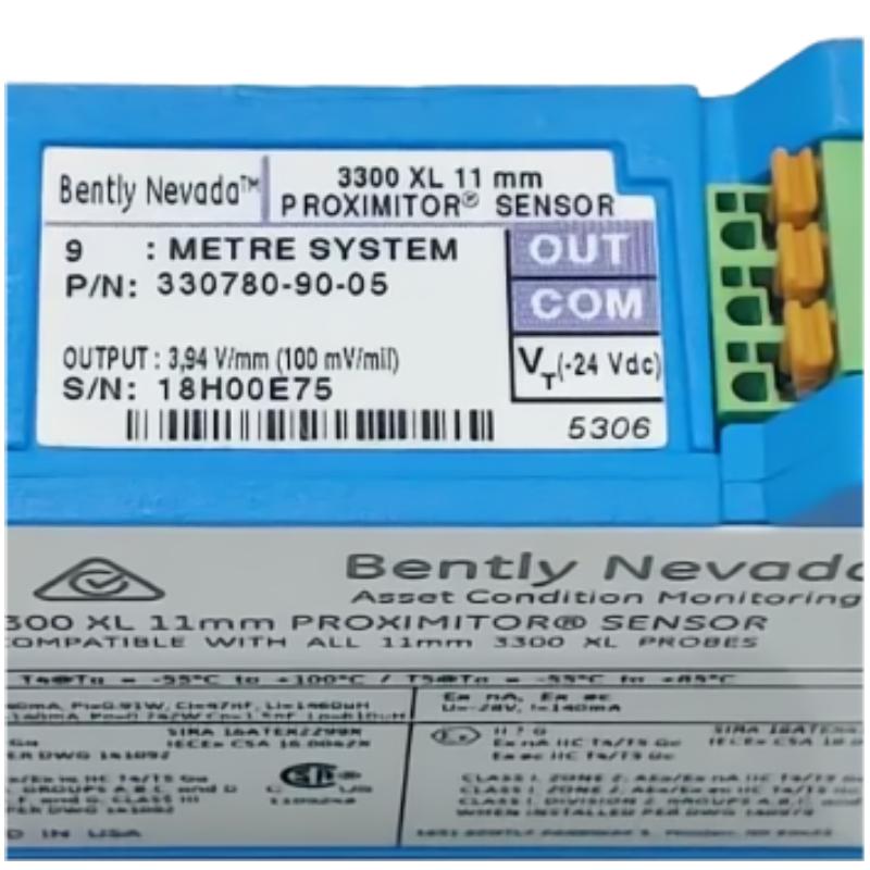 Bently Nevada 330780-90-05 3300 XL 11 mm Front Sensor