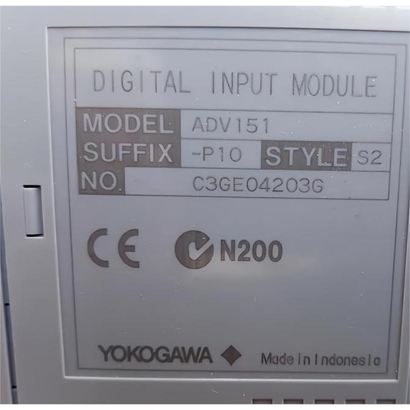 Yokogawa ADV151-P10 S2 Numeric Input Module