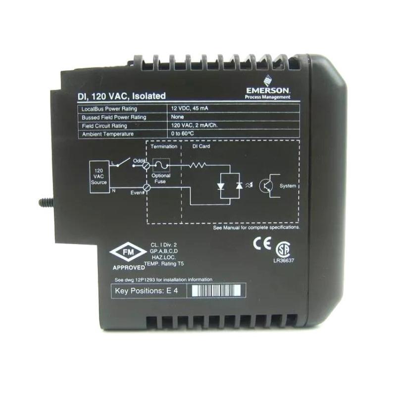 Emerson KJ3001X1-BC1 12P0551X132 VE4001S3T1B1 Discrete Input Module