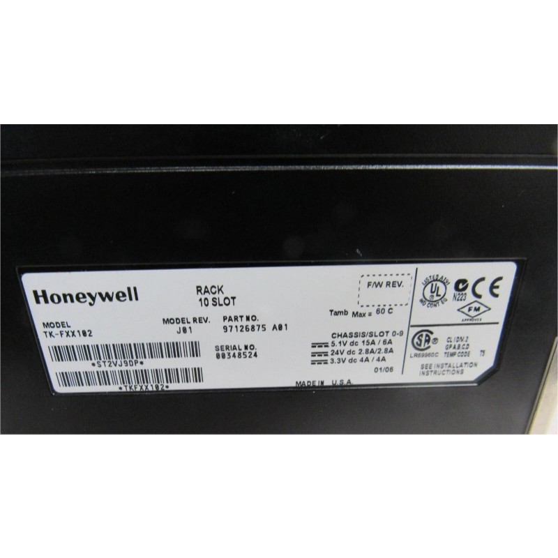 Honeywell TK-FXX102 97126875 A01 Experion LS Rack