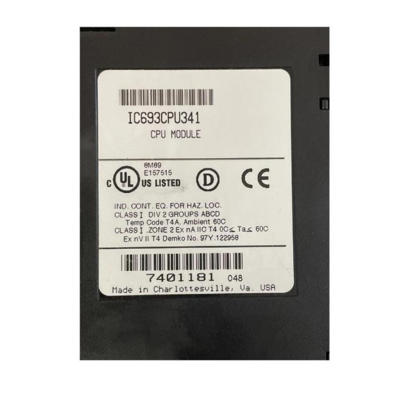 GE IC693CPU341 Single-Slot CPU Module
