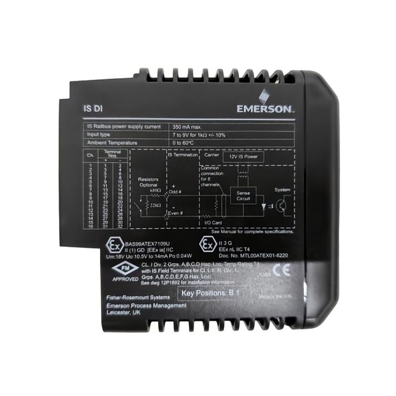 Emerson KJ3101X1-BB1 12P1866X042 IS DI Module