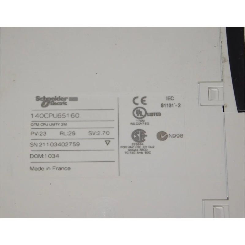 Schneider 140CPU65160 Unity Processor