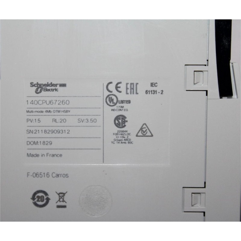 Schneider 140CPU67260 Unity Processor