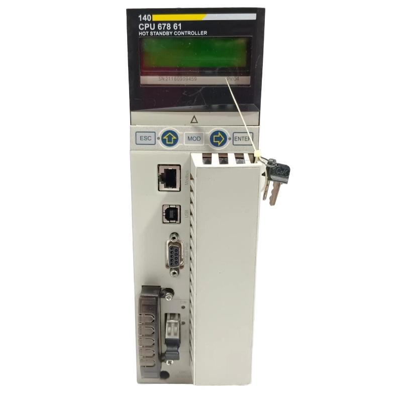 Schneider 140CPU67861 Unity Hot Standby Processor With Multimode Ethernet