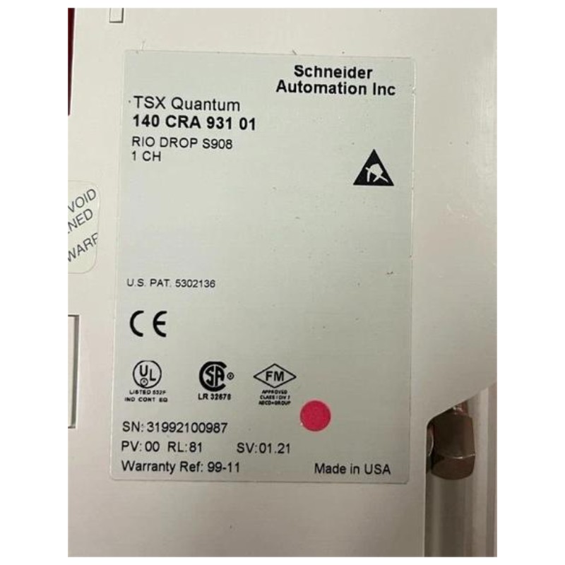 Schneider 140CRA93101 RIO Substation Adapter Module