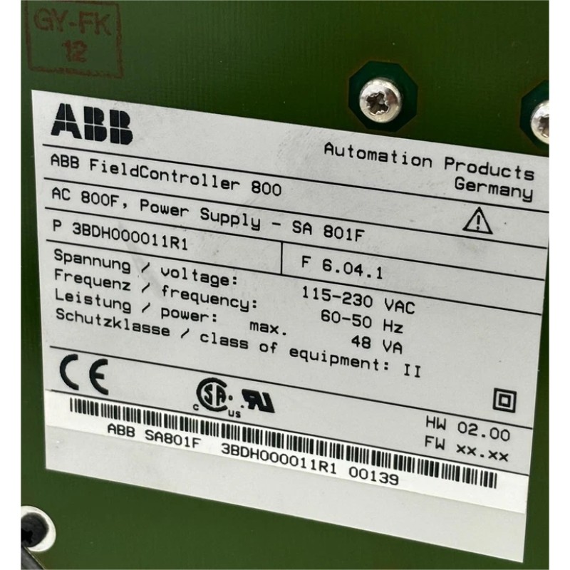 ABB SA 801F 3BDH000011R1 Power Supply