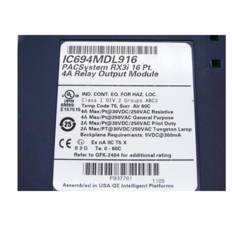 GE IC694MDL916 Voltage Output Module