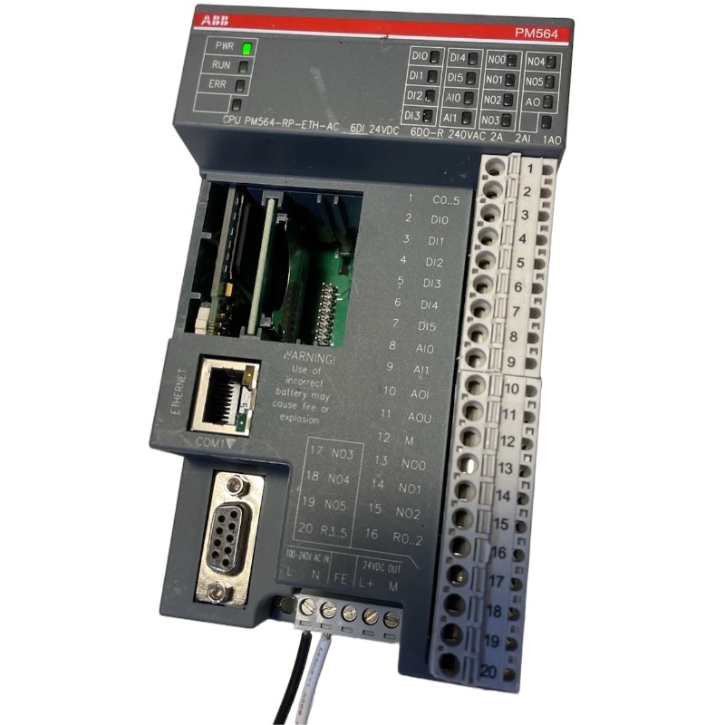 ABB PM564-RP-ETH-AC 1SAP121100R0071 Program Logic Controller