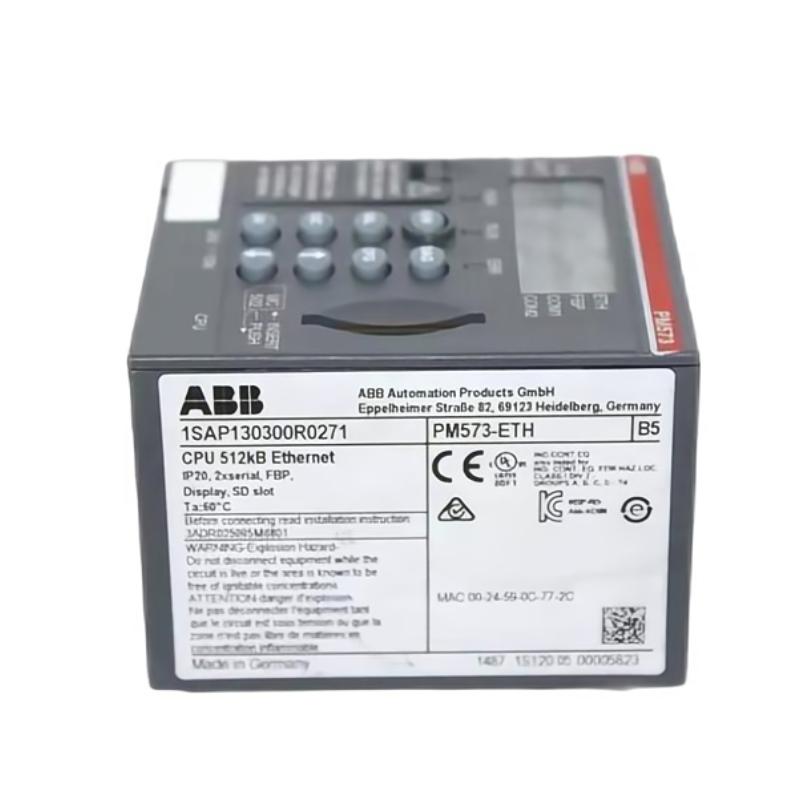 ABB PM573-ETH 1SAP130300R0271 CPU Programmable Logic Controller