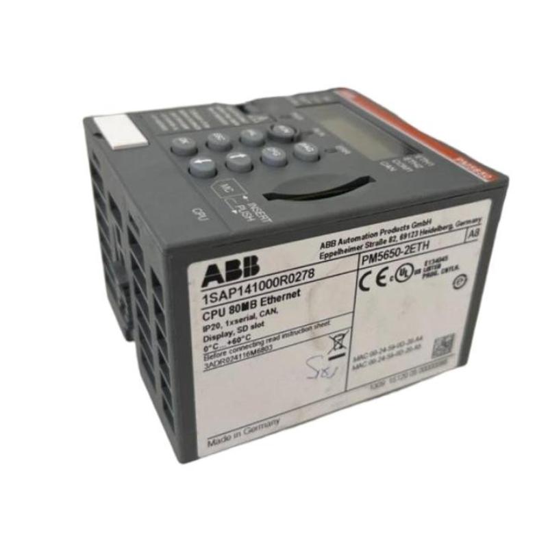 ABB PM5650-2ETH 1SAP141000R0278 CPU Programmable Logic Controller