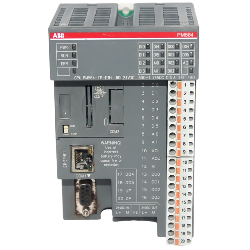 ABB PM564-TP-ETH 1SAP120900R0071 CPU Programmable Logic Controller