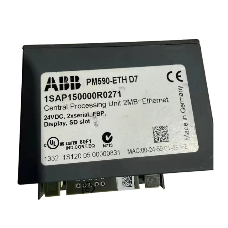 ABB PM590-ETH 1SAP150000R0271 CPU Programmable Logic Controller