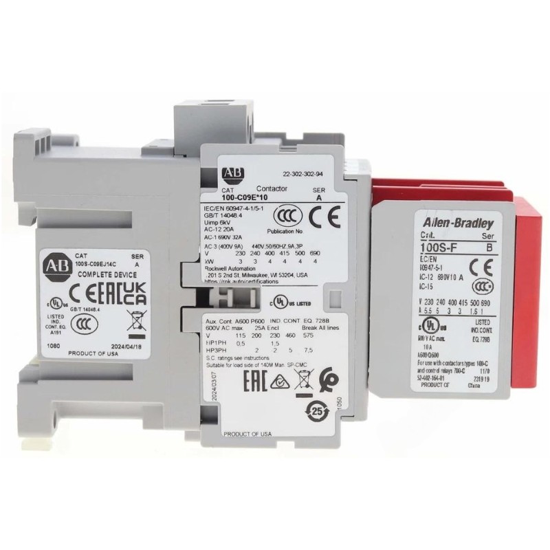 Allen Bradley 100S-C09EJ14C Safety Contactor
