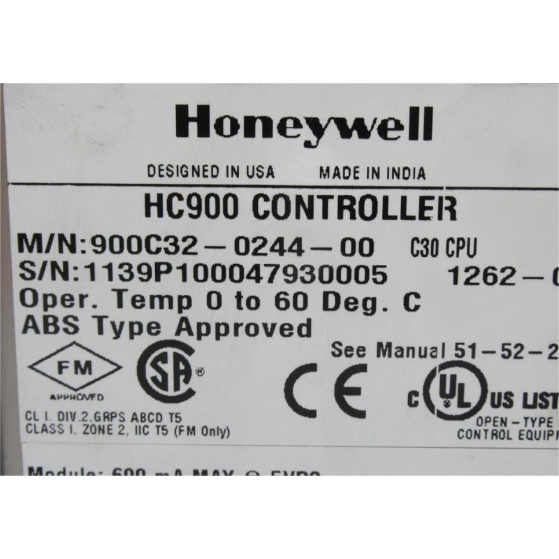 Honeywell 900C32-0244-00 HC900 C30 Controller CPU