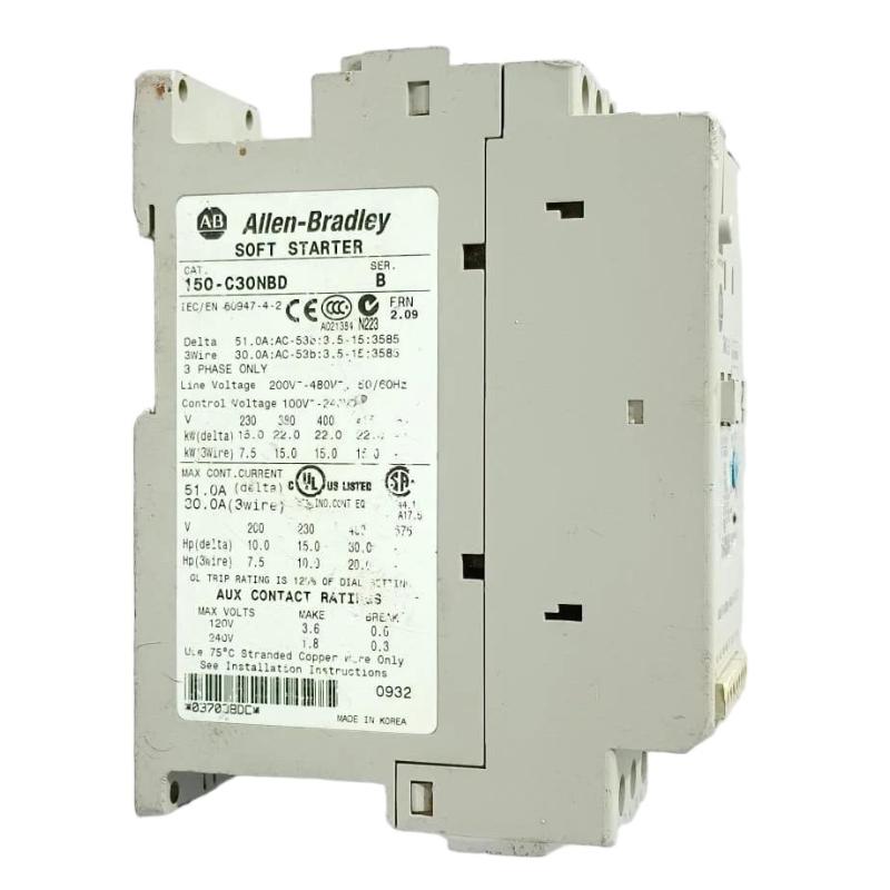 Allen Bradley 150-C30NBD SMC-3 Intelligent Motor Controller