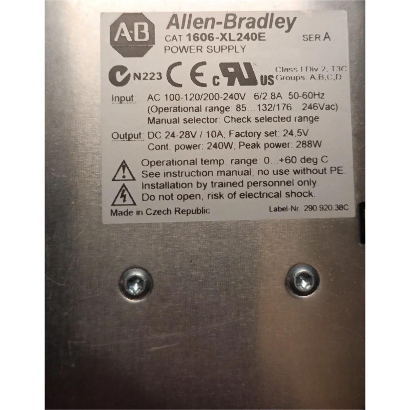 Allen Bradley 1606-XL240E Power Supply