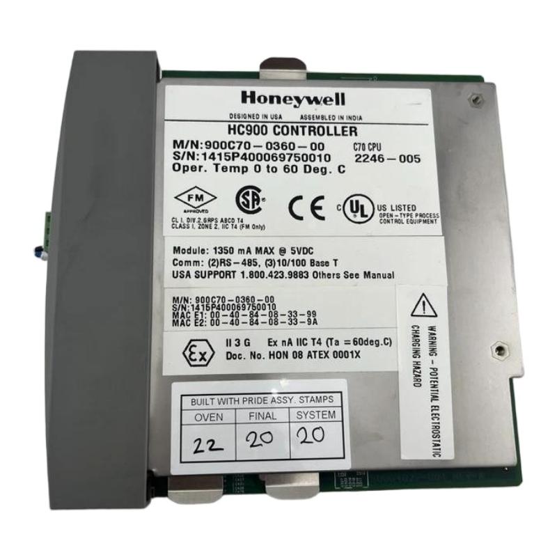 Honeywell 900C70-0360-00 HC900 C70 Controller CPU
