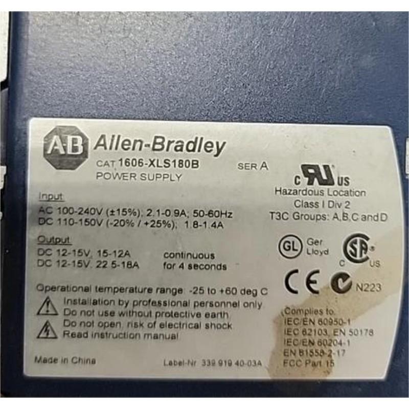 Allen Bradley 1606-XLS180B Power Supply