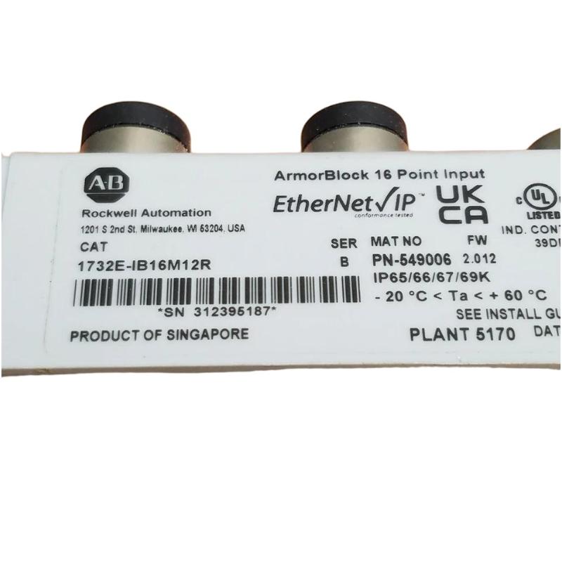 Allen Bradley 1732E-IB16M12R Ethernet/IP ArmorBlock I/O Module