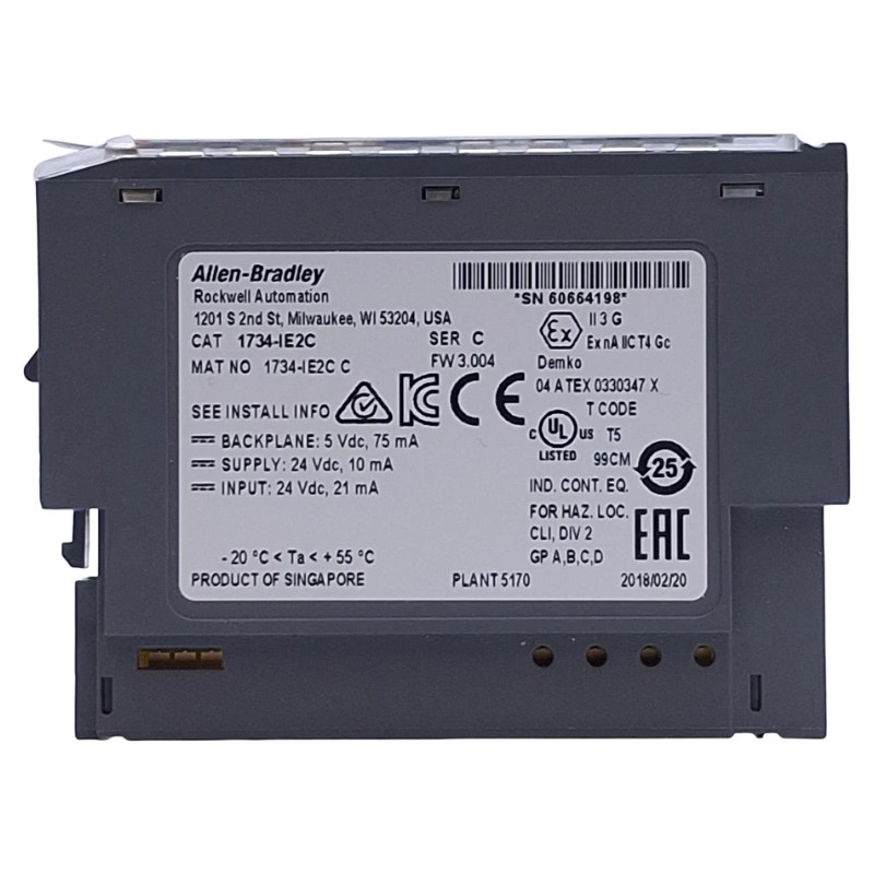 Allen Bradley 1734-IE2C Point I/O Analog Current Input Module