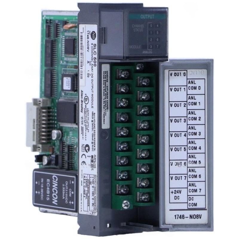 Allen Bradley 1746-NO8V SLC 500 Analog Output Module