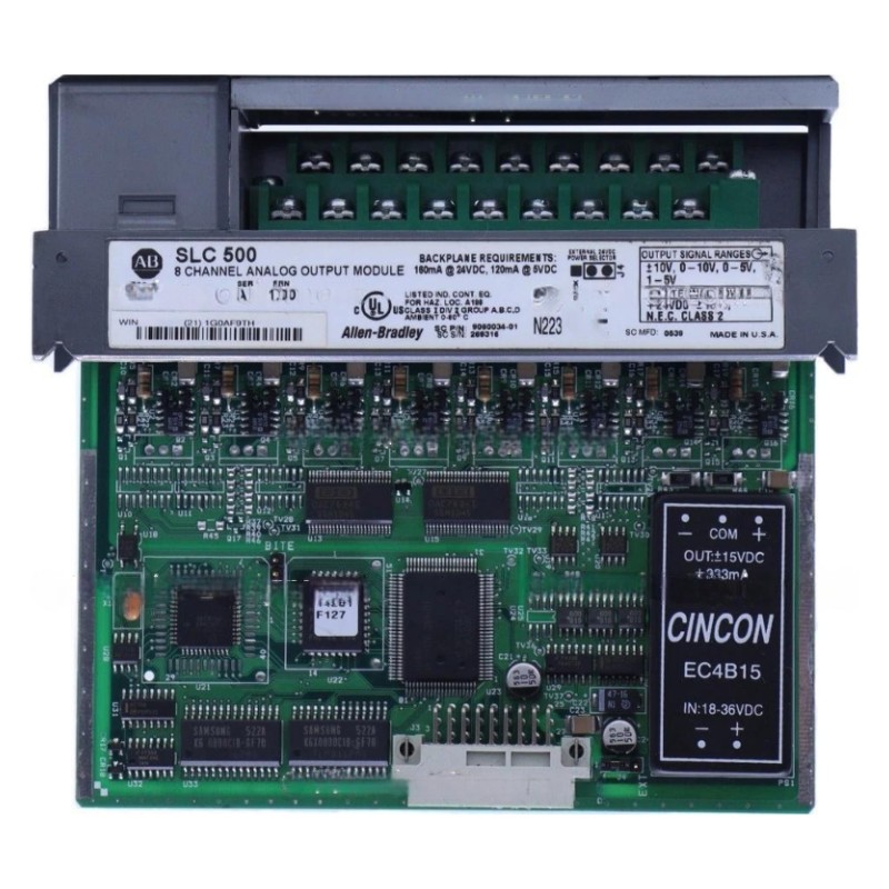 Allen Bradley 1746-NO8V SLC 500 Analog Output Module