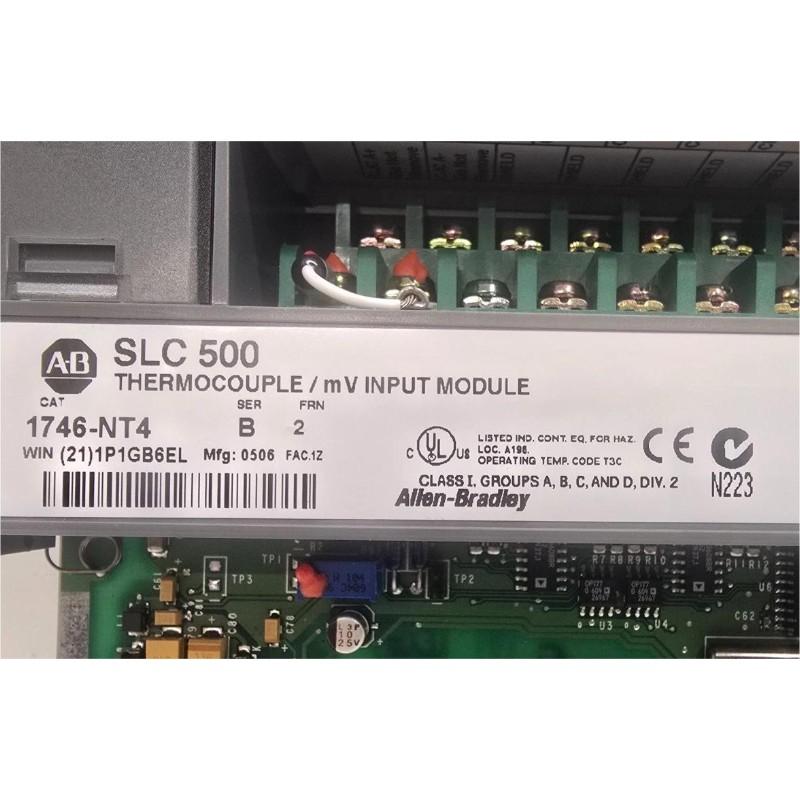 Allen Bradley 1746-NT4 SLC 500 Thermocouple/mV Analog Input Module