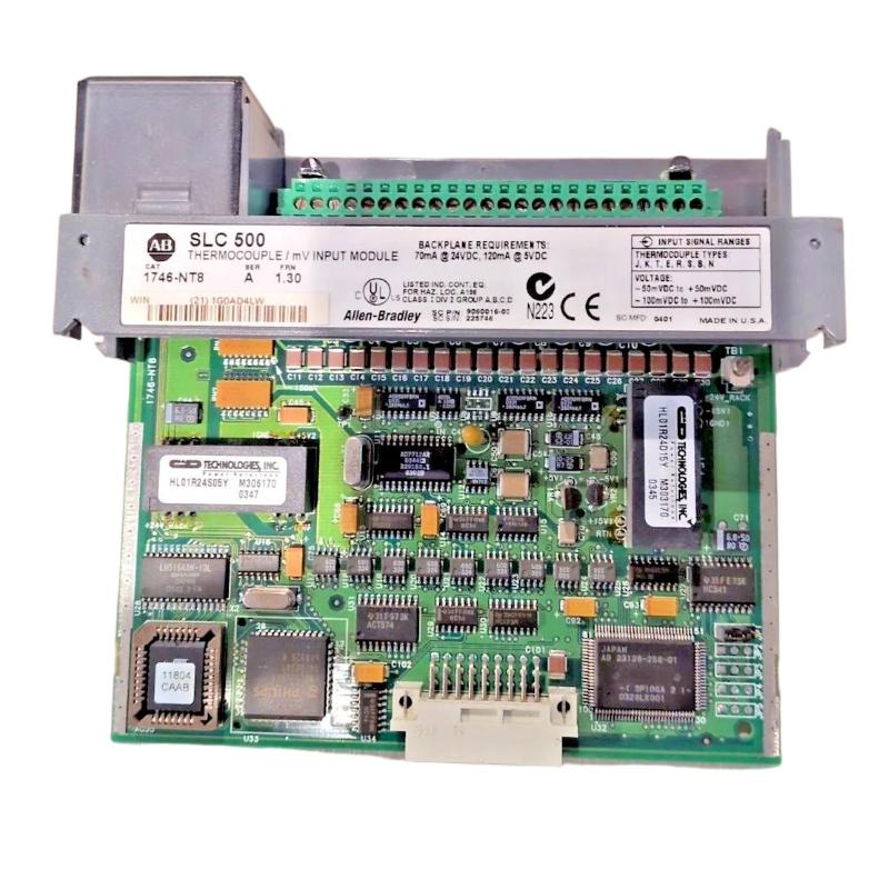 Allen Bradley 1746-NT8 SLC 500 Thermocouple/mV Analog Input Module
