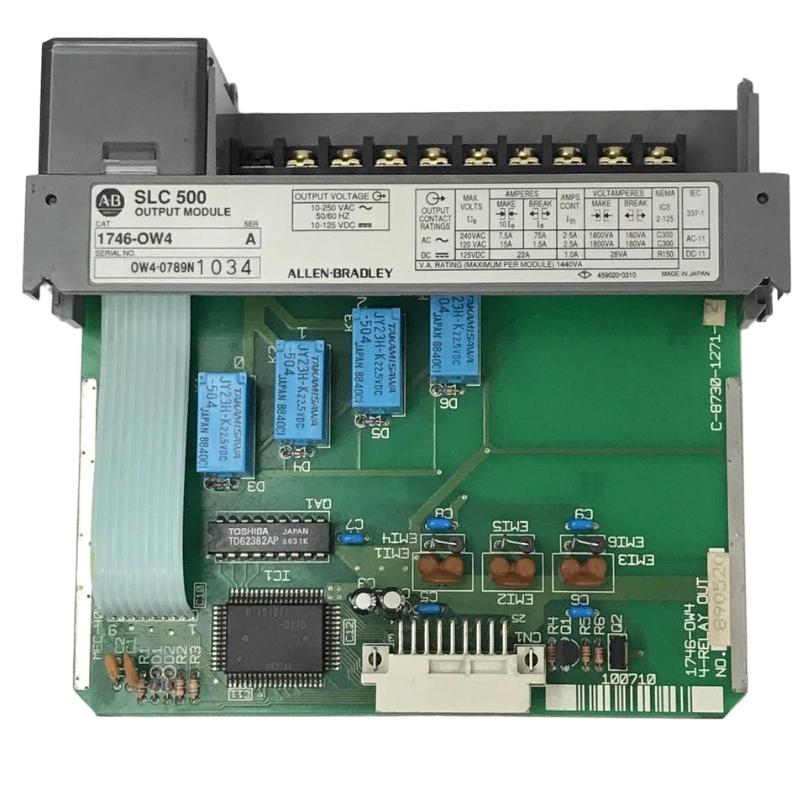 Allen Bradley 1746-OW4 SLC 500 Relay Output Module