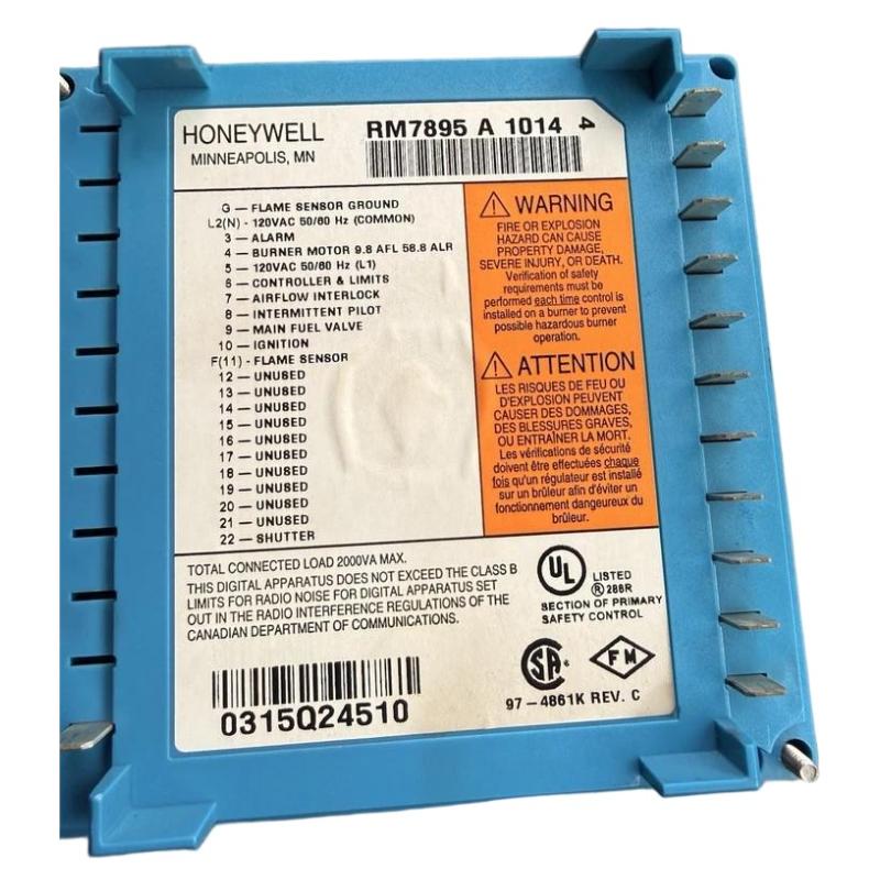 Honeywell RM7895A1014 Burner Controller