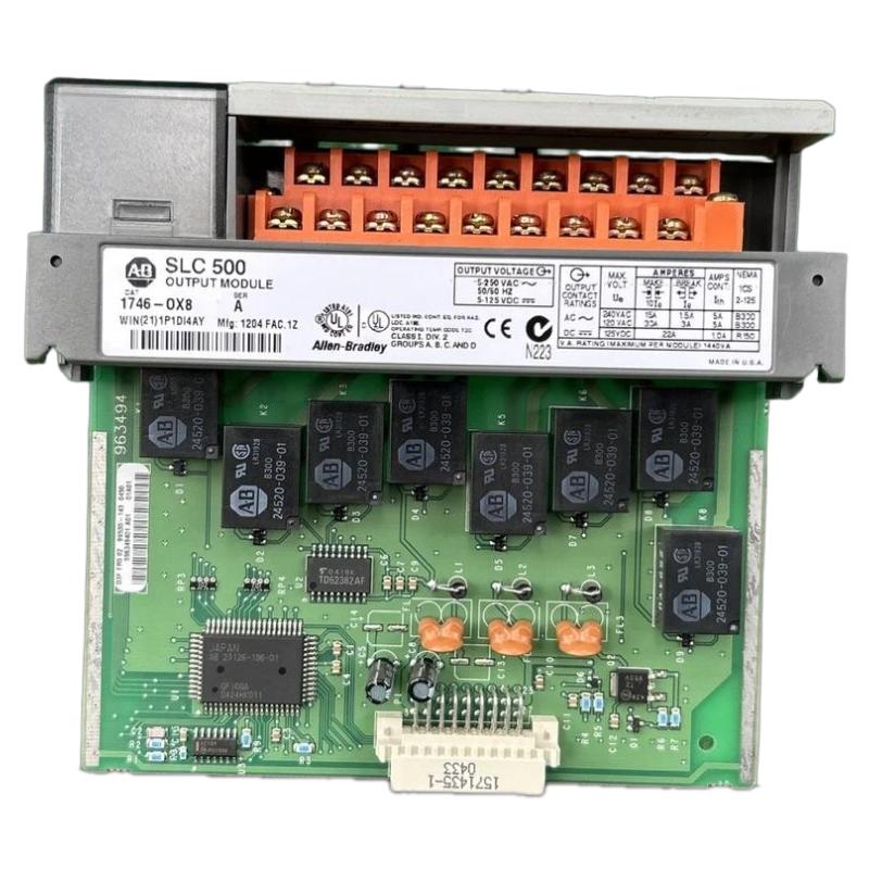 Allen Bradley 1746-OX8 SLC 500 Isolated Relay Output Module