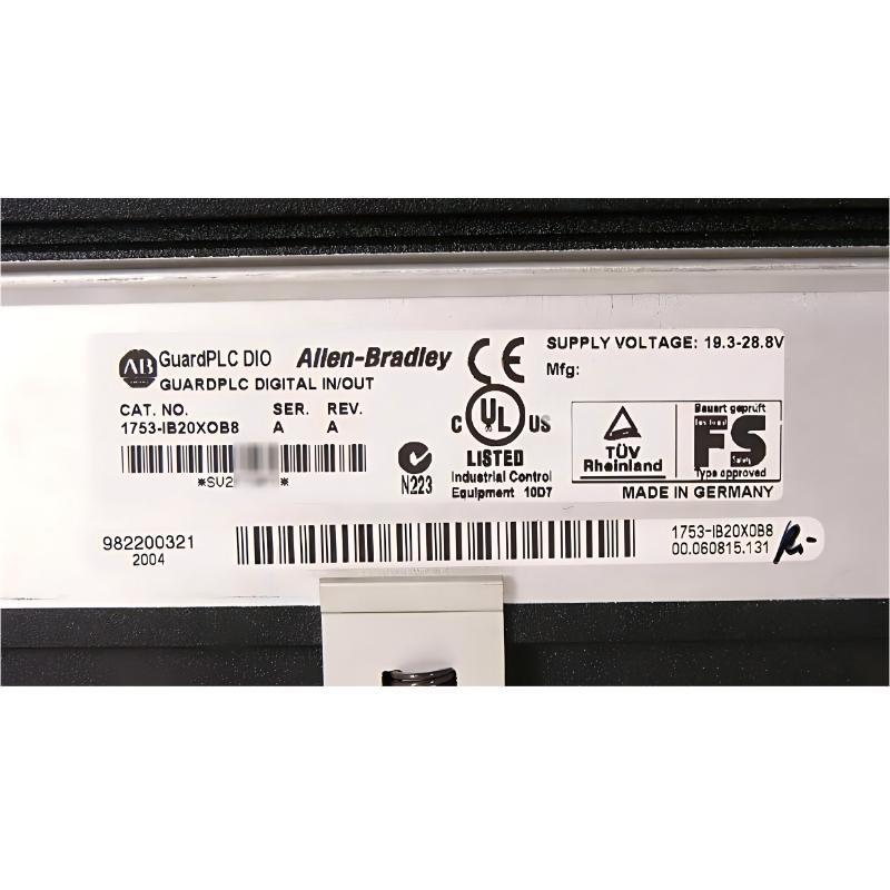 Allen Bradley 1753-IB20XOB8 GuardPLC Digital I/O Combination Module