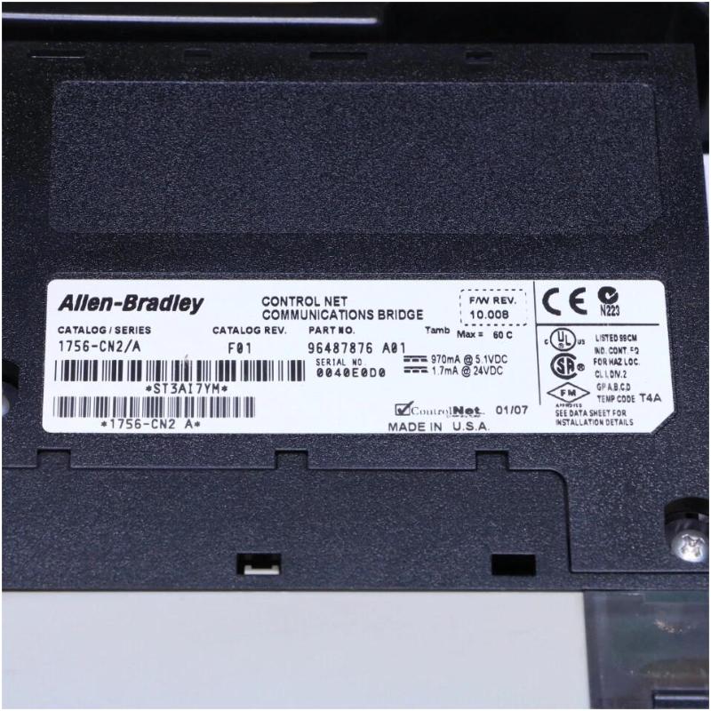 Allen Bradley 1756-CN2/A ControlLogix ControlNet Communication Module