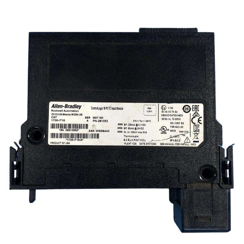 Allen Bradley 1756-IT16 ControlLogix Non-Isolated Thermocouple Input Module