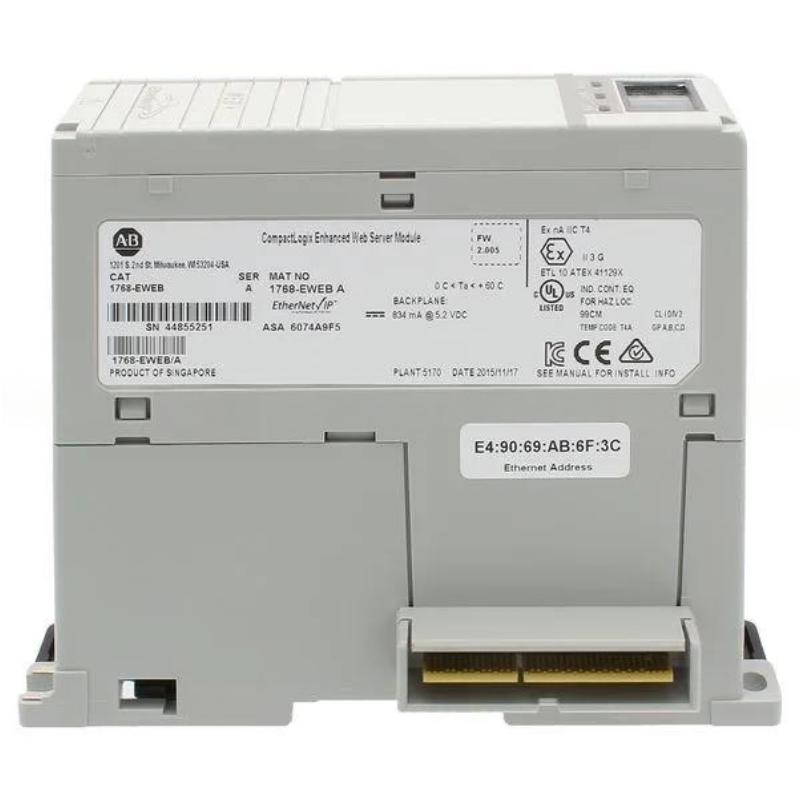 Allen Bradley 1768-EWEB CompactLogix EtherNet/IP Enhanced Web Server Module