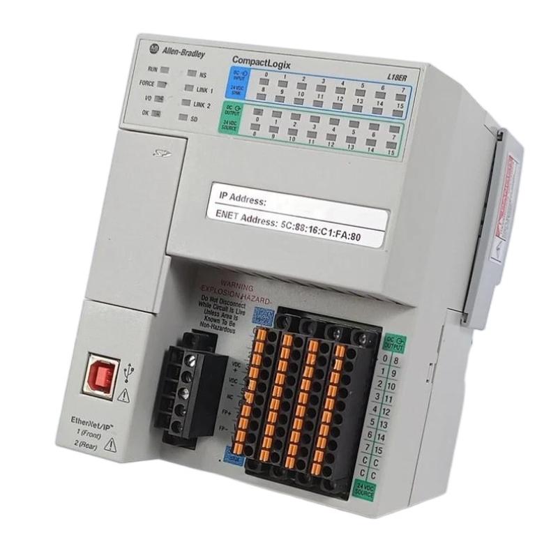 Allen Bradley 1769-L18ER-BB1B CompactLogix 5370 L1 EtherNet/IP Controller