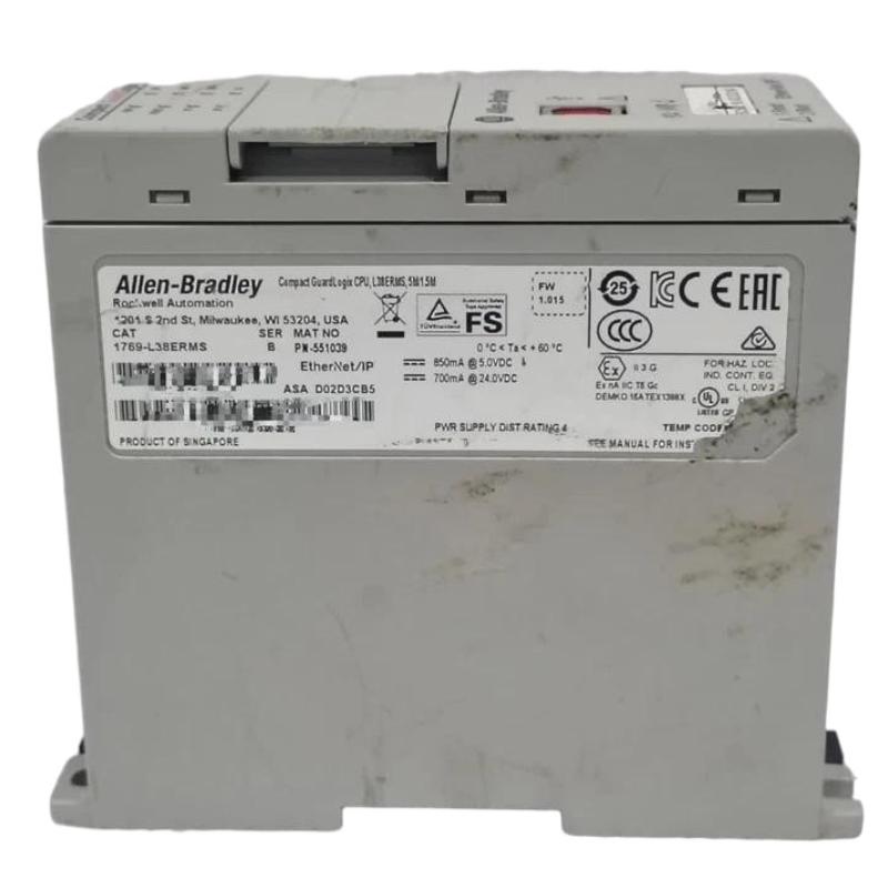 Allen Bradley 1769-L38ERMS Compact GuardLogix 5370 Ethernet Controller