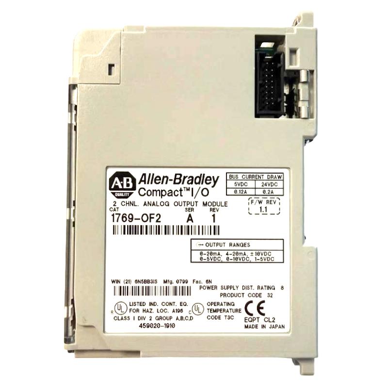 Allen Bradley 1769-OF2 CompactLogix 2-Channel Analog Current/Voltage Output Module
