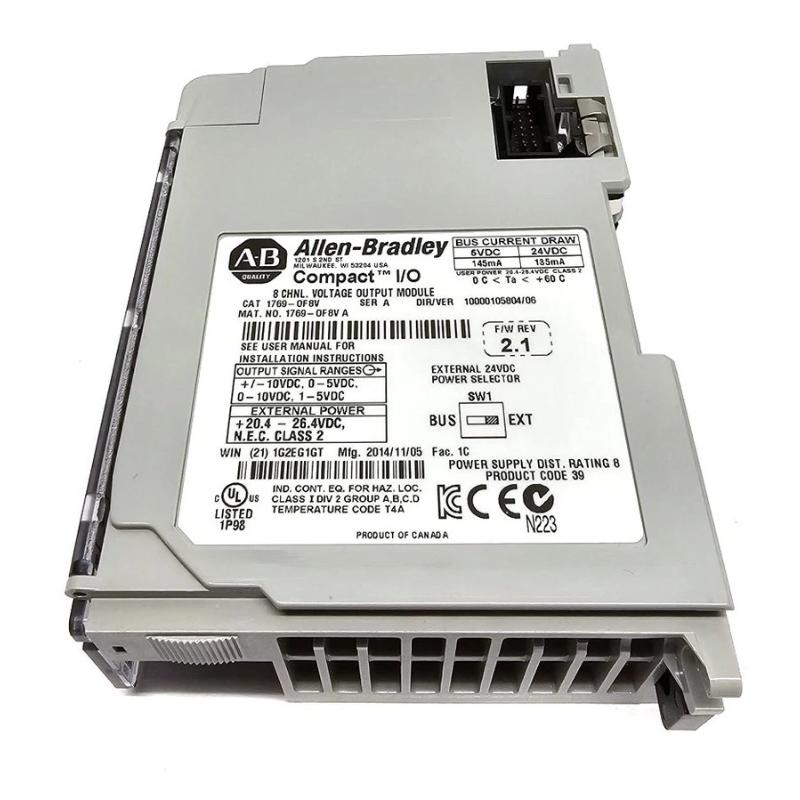 Allen Bradley 1769-OF8V CompactLogix 8-Channel Analog Voltage Output Module