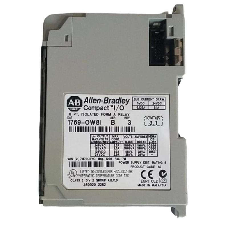 Allen Bradley 1769-OW8I CompactLogix 8-Point Relay Output Module
