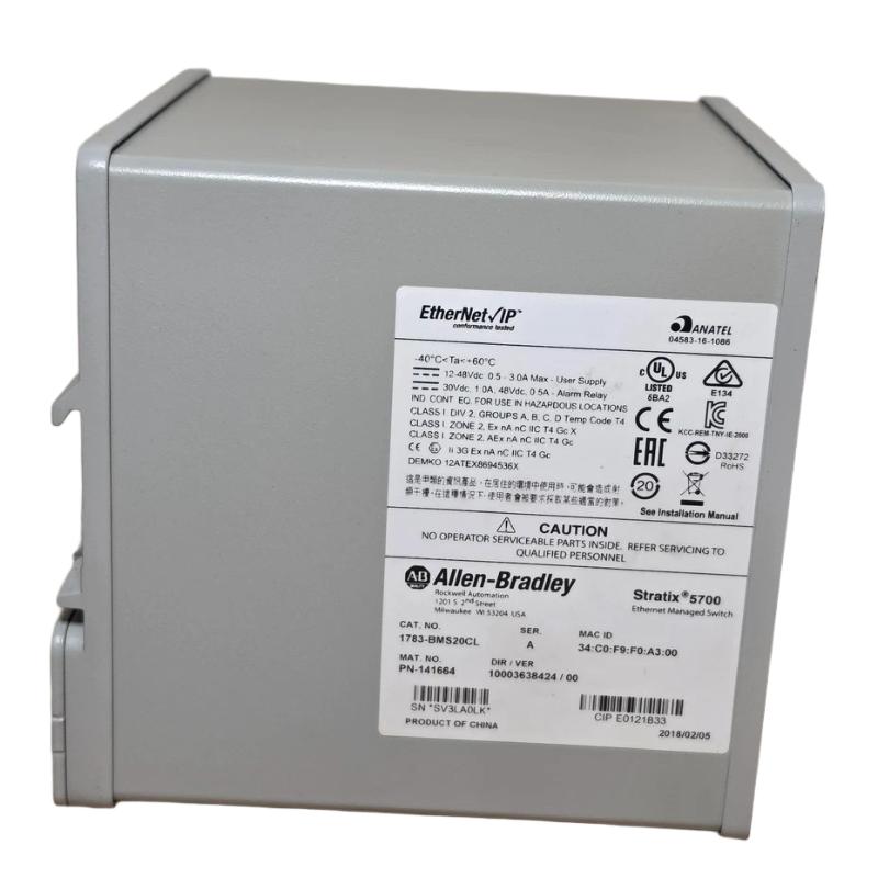 Allen Bradley 1783-BMS20CL Stratix 5700 Managed Ethernet Switch