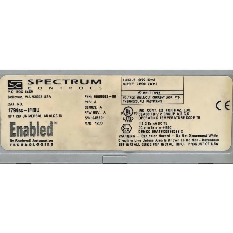 Allen Bradley 1794SC-IF8IU 8-Channel Universal Isolated Analog Input Module
