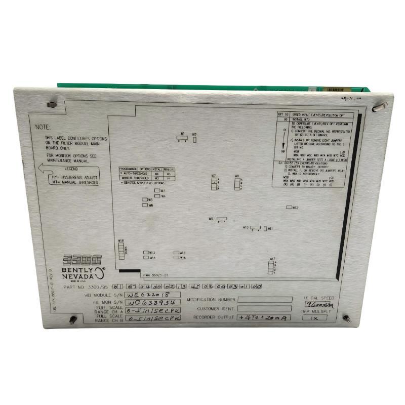 Bently Nevada 3300/95 Vibration Monitor