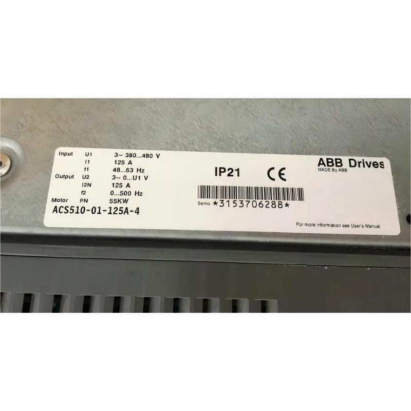 ABB ACS510-01-125A-4 3ABD00019055-D Frequency Converter